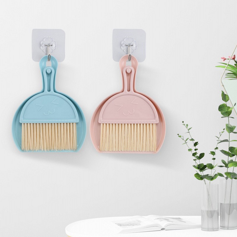 Bộ Chổi Và Đồ Hốt Rác Mini Để Bàn Tiện Dụng