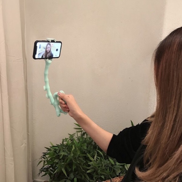 Kẹp điện thoại con sâu hút chân không | BigBuy360 - bigbuy360.vn