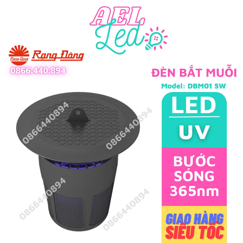 Đèn bắt muỗi Rạng Đông - Máy bắt muỗi thông minh hút muỗi khoẻ DBM01 5W - Vợt bắt muỗi trong diện tích lớn