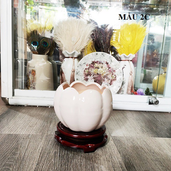 Chậu Gốm Sứ Búp Sen