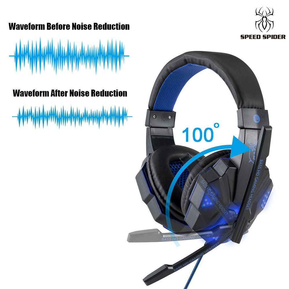 Tai Nghe Chơi Game Phát Sáng Nhiều Màu Sắc