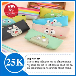 [XẢ HÀNG NGHỈ BÁN] Bóp viết 3D