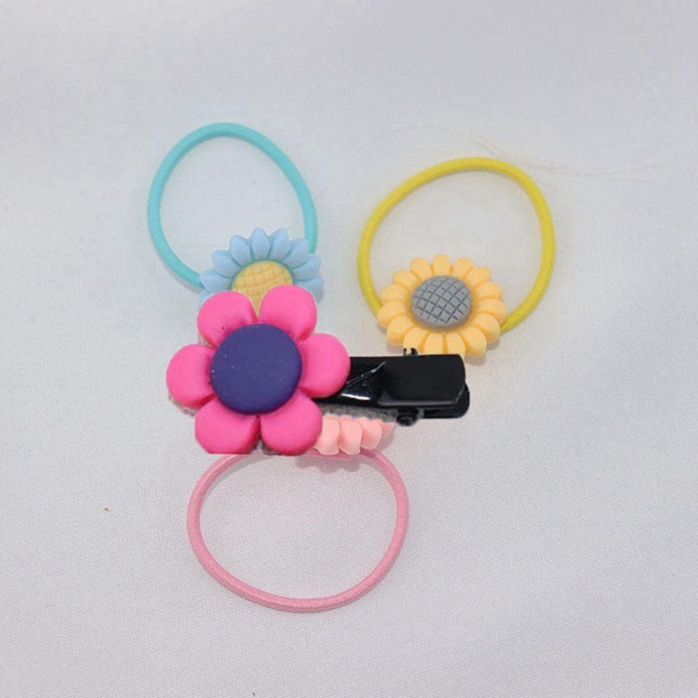 Set 1 / 5 Kẹp Tóc Màu Sắc Cầu Vồng Xinh Xắn Dành Cho Búp Bê