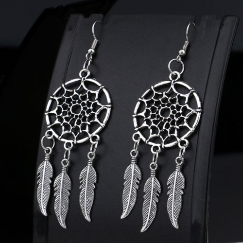 Hoa tai dáng dài hình Dream Catcher phong cách cổ điển cho nữ