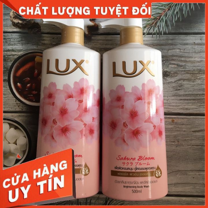 Sữa tắm Lux Thái Lan ⚡HÀNG NỘI ĐỊA⚡ dung tích 500ml. Sữa tắm trắng da Lux hương nước hoa mang lại cảm giác quý phái