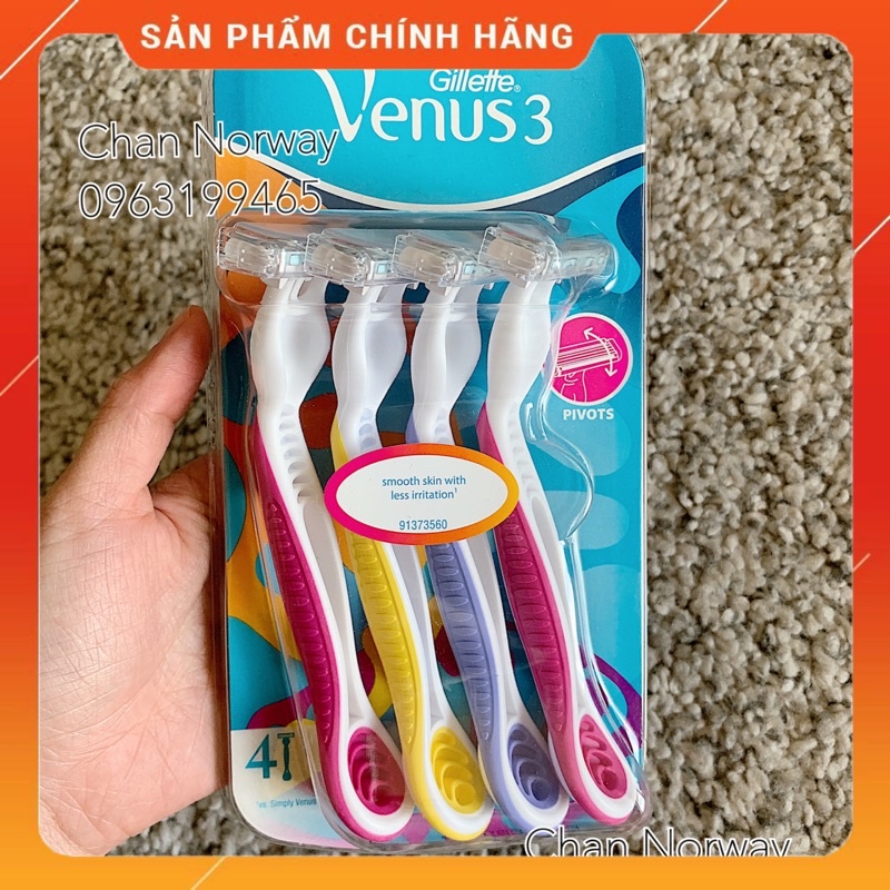 Set dao cạo Gillette Venus 3