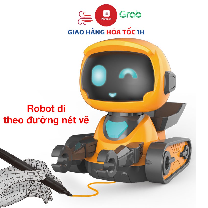 Đồ chơi Robot điều khiển đi theo đường nét vẽ thú vị, chất liệu an toàn, sáng tạo và độc đáo
