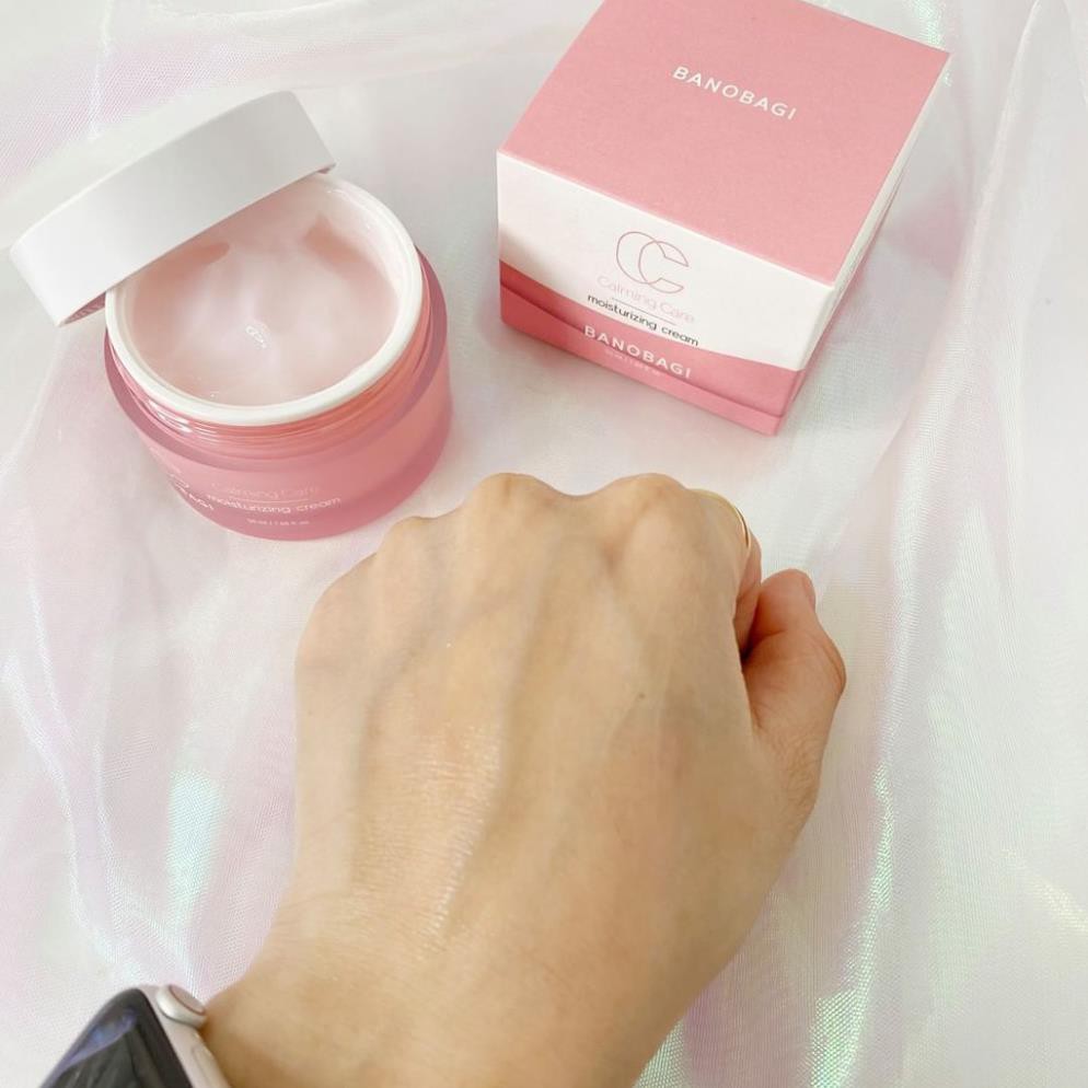 Kem dưỡng ẩm sáng da Banobagi Calming Care Moisturizing Cream (Màu hồng) 50ml