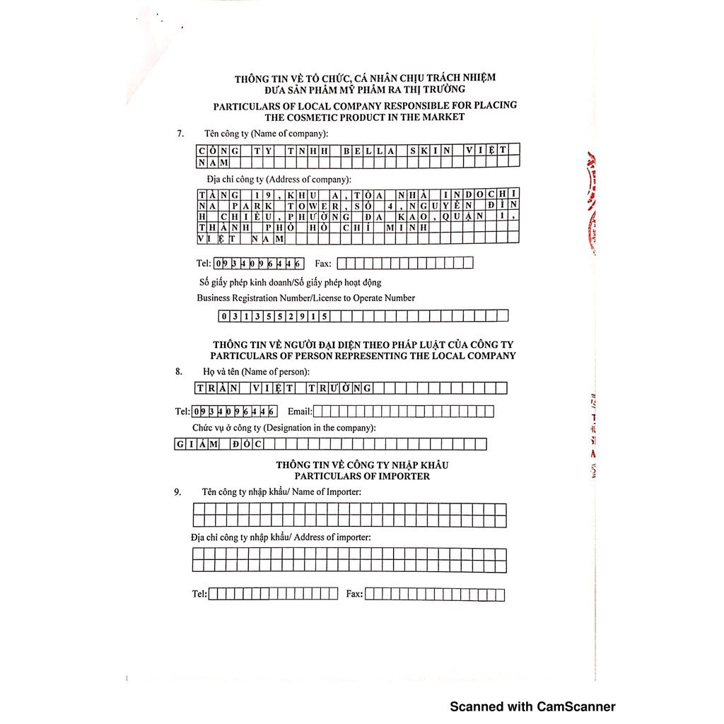 Kem làm giảm mụn Bella Skin Acne Clearing Cream 20gr