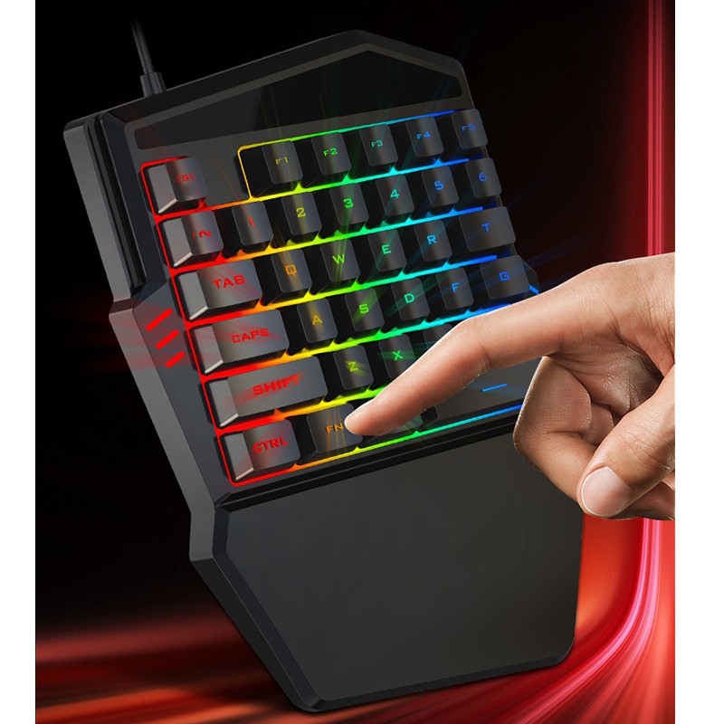 Bàn Phím Chơi Game Rgb 35 Phím Led Trái