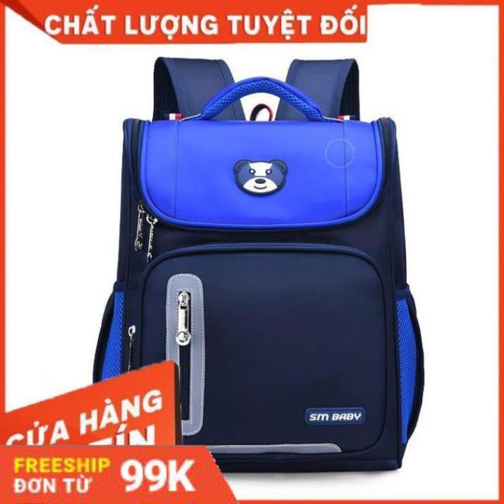 Balo chống gù lưng cao cấp SM BABY - Mẫu mới 2021