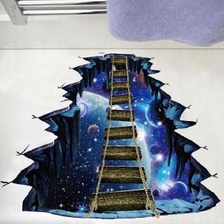 Decal Dán Tường Hình Cây Cầu 3d