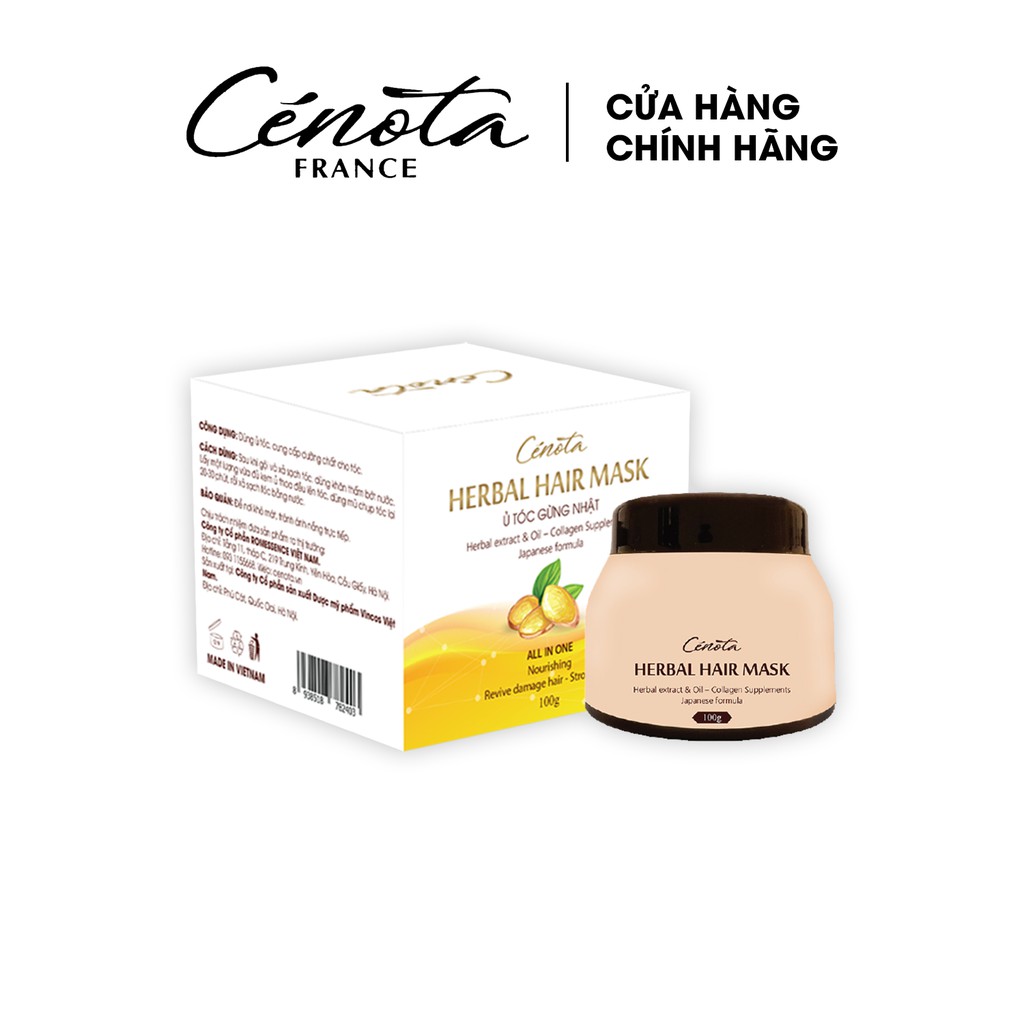 Ủ Tóc Thảo Dược Cenota Herbal Hair Mask 100g