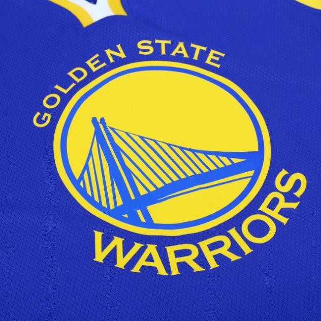 Bộ quần áo bóng rổ NBA Golden State Warrriors GSW trơn không số hàng đẹp nam nữ vải mè thoáng mát tốt ་