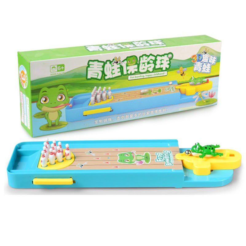Đồ chơi ếch bắn bowling cho bé