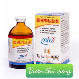 BIO HEPATOL+B12 100ML - GIẢI ĐỘC GAN, GIÚP CHÓ MÈO ĂN NGON