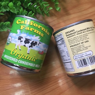 Sữa đặc hữu cơ California Farms