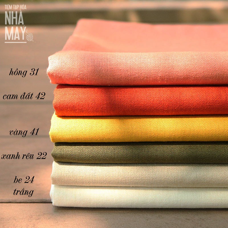 Vải linen bột khổ 1m4