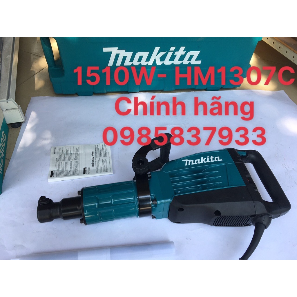 Máy đục chính hãng 1510W Makita HM1307C cực khỏe dùng đục bê tông hiệu quả an toàn