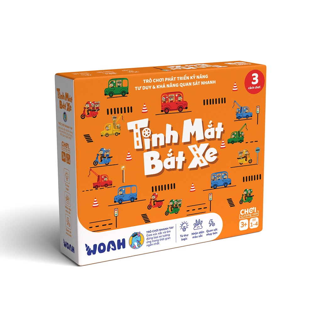 Đồ chơi Tinh mắt bắt xe cao cấp cho bé từ 3 tuổi- Board Game VN