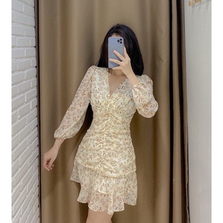 Đầm ORI - Đầm nhún eo cách điệu
