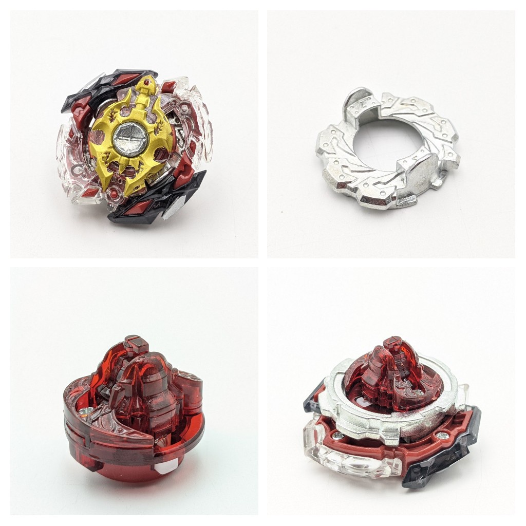 Bộ 2 Con quay BeyBlade + 2 Tay phóng - Con quay vòng xoay thần tốc