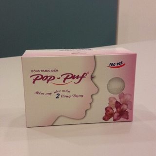 Bông tẩy trang POP PUF 2 Công dụng