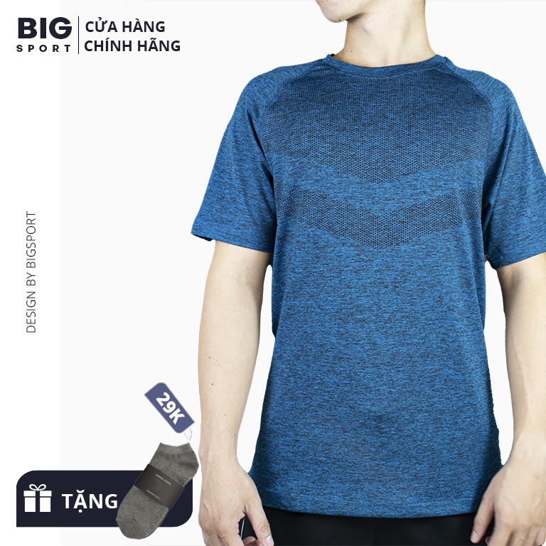 Áo Thun Nam Thể Thao Tập Gym Cao Cấp Vải Poly Co Giãn 4 Chiều Thoáng Mát Áo Thun Gym Nam Chạy Bộ - Big Sport | BigBuy360 - bigbuy360.vn