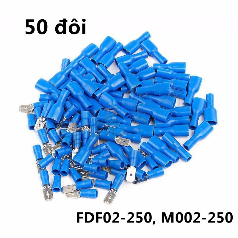 Đầu Cos Cốt nối dây điện - 100 cái - Đầu ghim dây điện