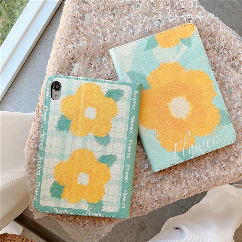 Bao da có giá đỡ thích hợp cho iPad Mini /Air 1 2/Pro 9.7/4th 5th 6th 2017 2018/7th 8th 9th Gen 2019 2020 2021