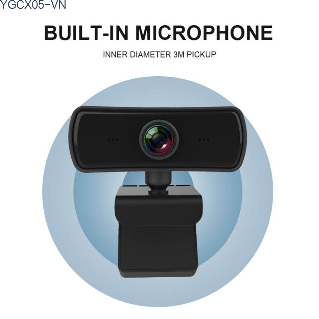Webcam Q18 Qhd 2k 30fps Tự Động Lấy Nét Kèm Micro Cho Youtube / Skype / Online / Dạy Học | BigBuy360 - bigbuy360.vn