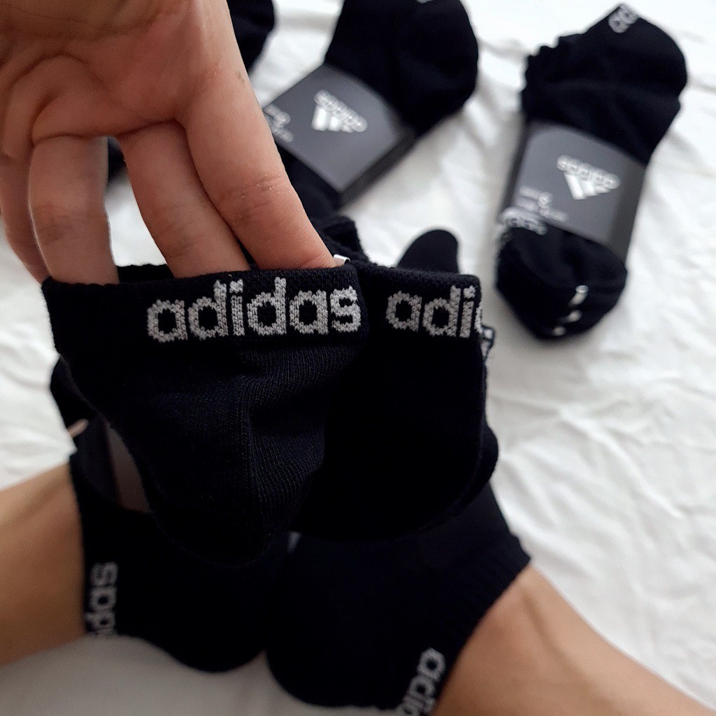 Pack 3 đôi tất thể thao Das cổ ngắn màu Đen ( hàng xuất nhật )