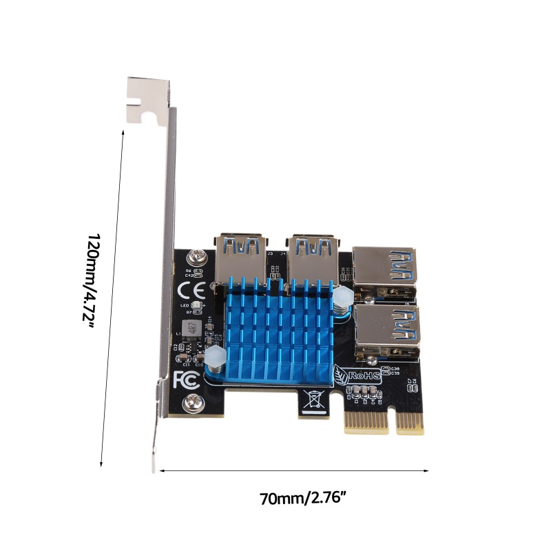 Card Đồ Họa PCI-E 1X - 16X Kèm Khe Cắm 1X-16X