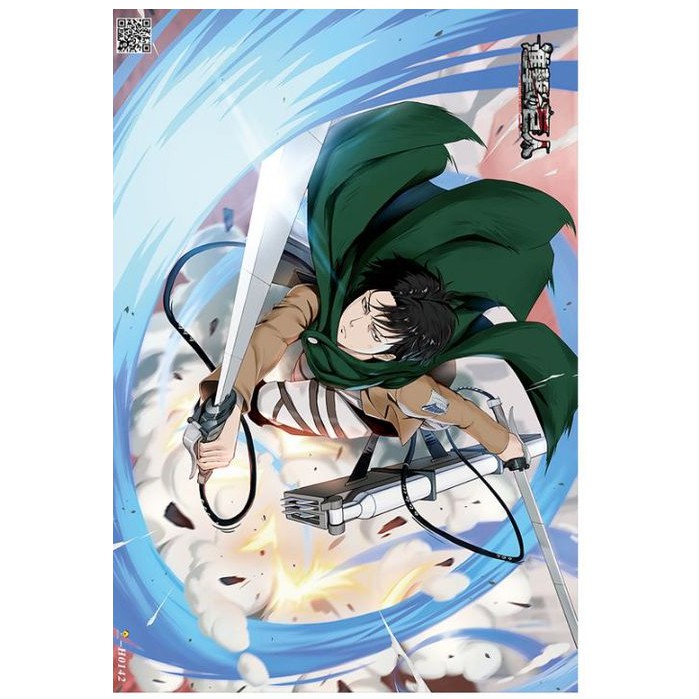 [Giấy Xịn] Set 8 tấm tranh poster A3 Attack on Titan anime siêu chất