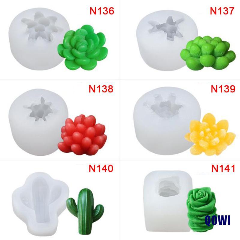 Khuôn làm bánh hình sen đá 3D bằng silicon tiện lợi