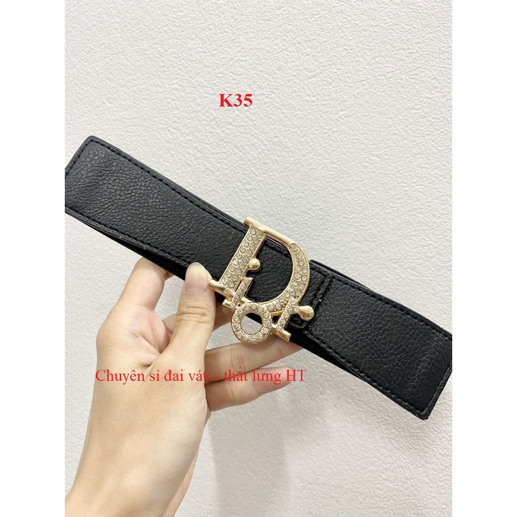 Đai váy D đá bản 4cm K35