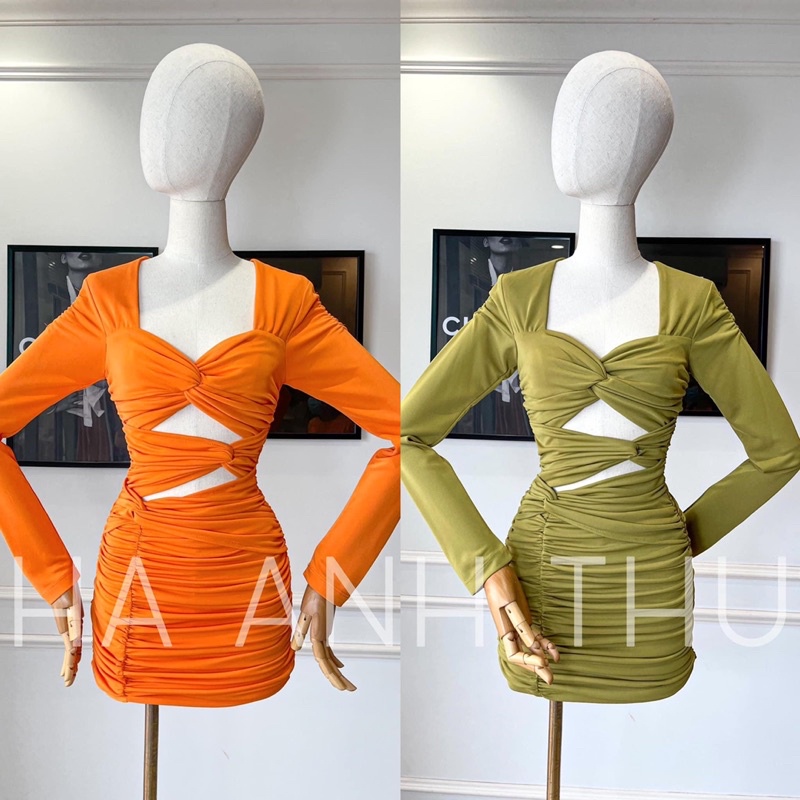 Váy Body Xoắn Dự Tiệc Thiết Kế - Hàng Loại 1