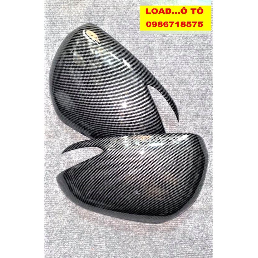 Ốp Gương Chiếu Hậu Carbon Xe Huyndai Santafe 2019-2021 Mẫu Vân Carbon Cao Cấp