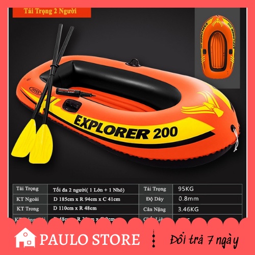 THUYỀN HƠI DÃ NGOẠI TIỆN LỢI CHO GIA ĐÌNH - PAULO STORE