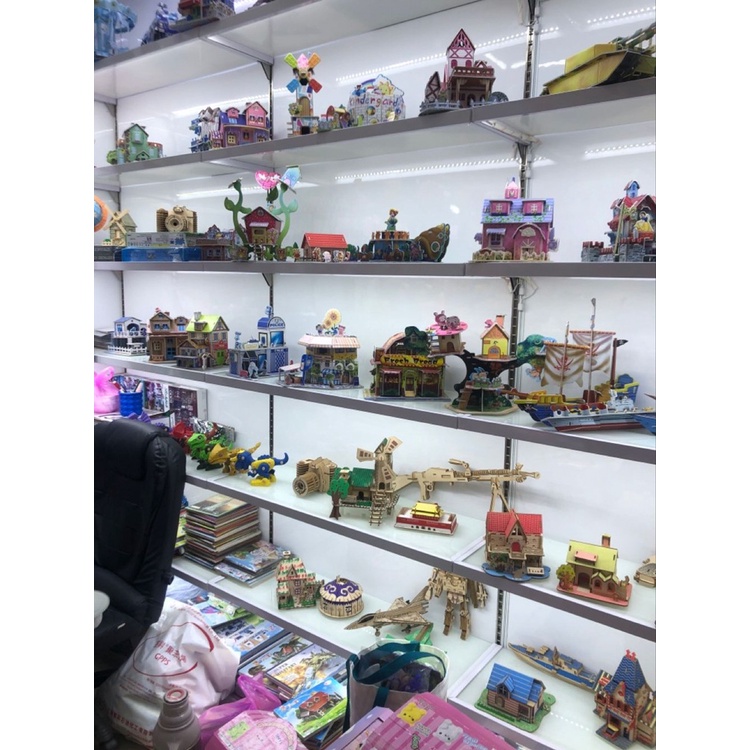 Đồ chơi mô hình lắp ghép nhà 3D bằng giấy xốp đồ chơi tuổi thơ cực thú vị