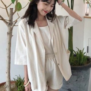Set vest ngắn tay 3 món