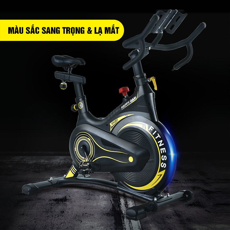 Xe đạp tập gym tại nhà cao cấp  -  Jobur S500 - Bánh đà kháng từ + Đo nhịp tim Tặng kèm bình giữ nhiệt và tai nghe