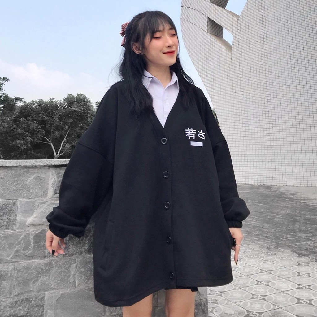 Áo khoác nỉ cardigan CUBE Ulzzang Unisex_ZooZoo