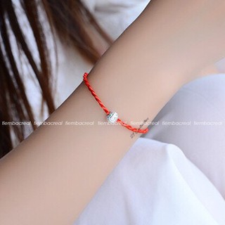 Lắc tay chỉ đỏ mix bi bạc, lắc tay chỉ đỏ cầu may mắn,tình duyên,làm ăn, an nhiên,tài lộc,tiệm bạc real