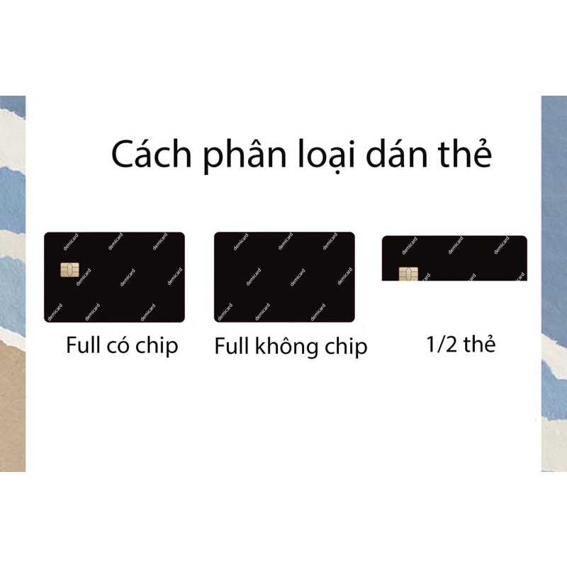 Miếng Dán Thẻ ATM, Visa, thẻ xe, thẻ từ, thẻ chung cư)-custom thẻ