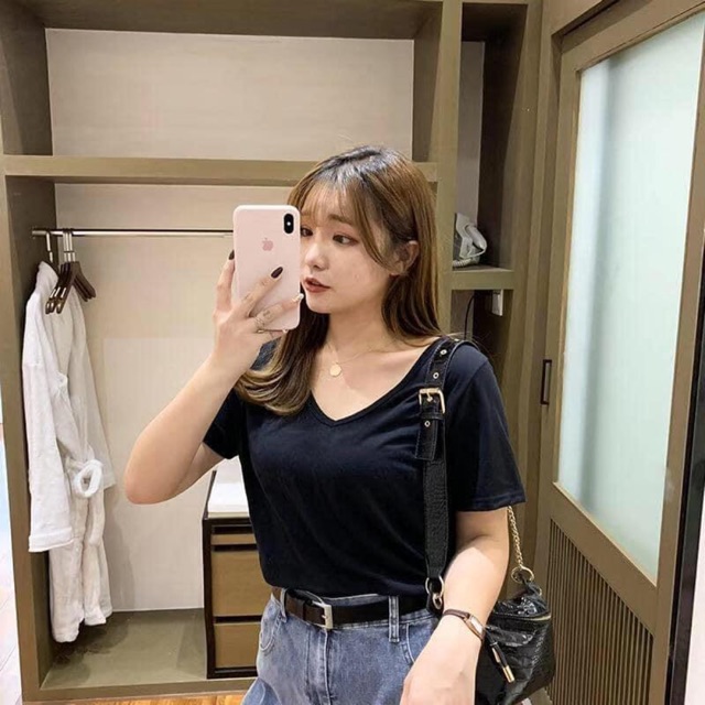 ÁO THUN CỔ TIM