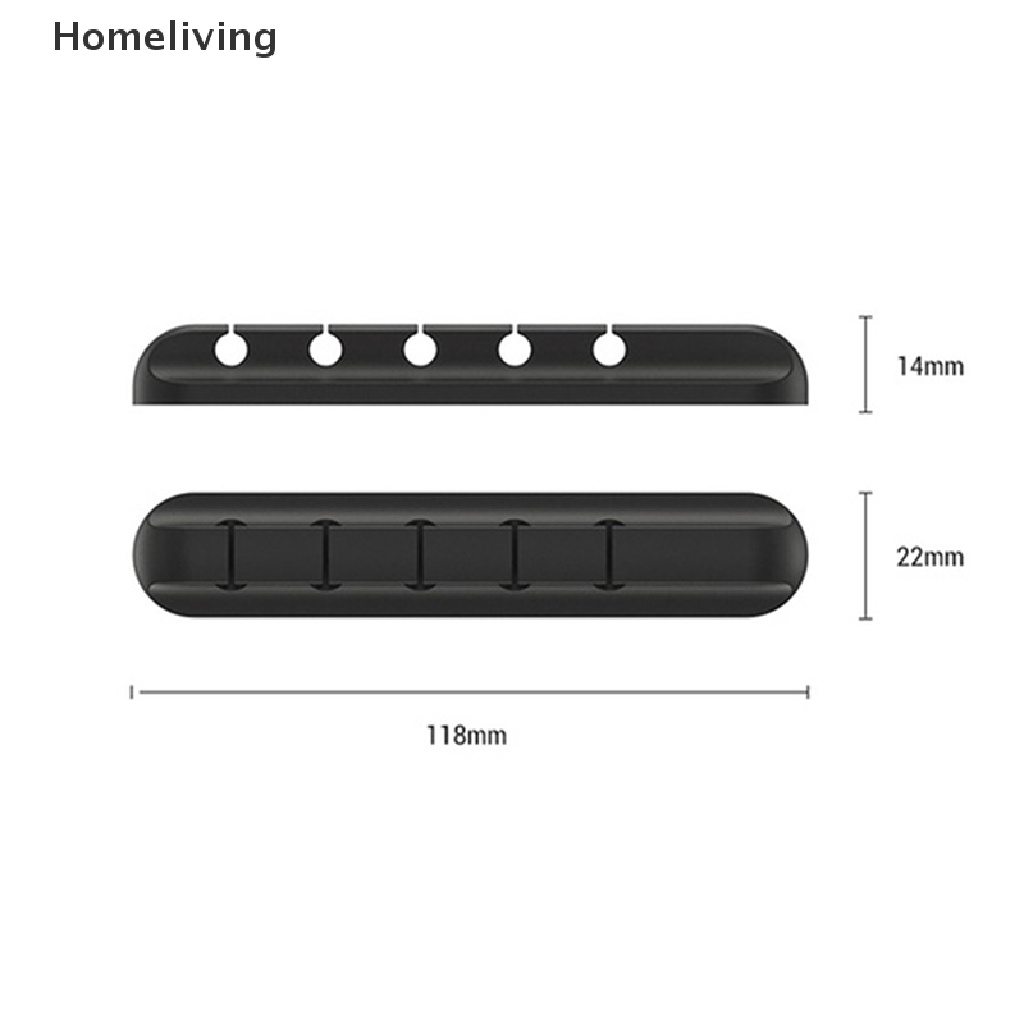 Dụng Cụ Sắp Xếp Dây Cáp Silicone 3 / 5 / 7 Lỗ