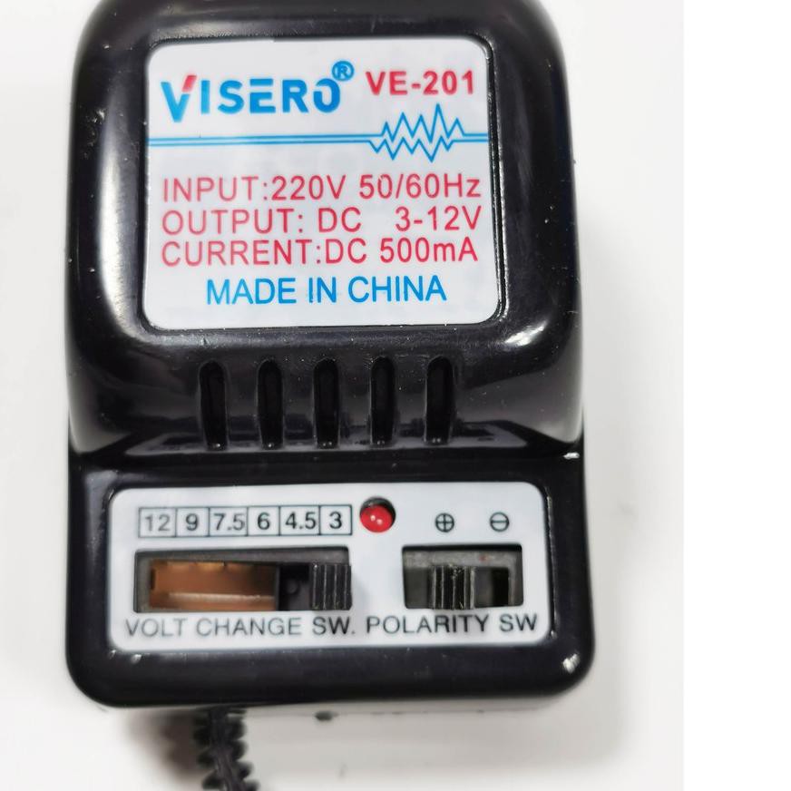 Bộ Chuyển Đổi Nhiều Đầu Ra 500ma Visero 3v-4.5v-6v-7.5v-9v-12v Dc