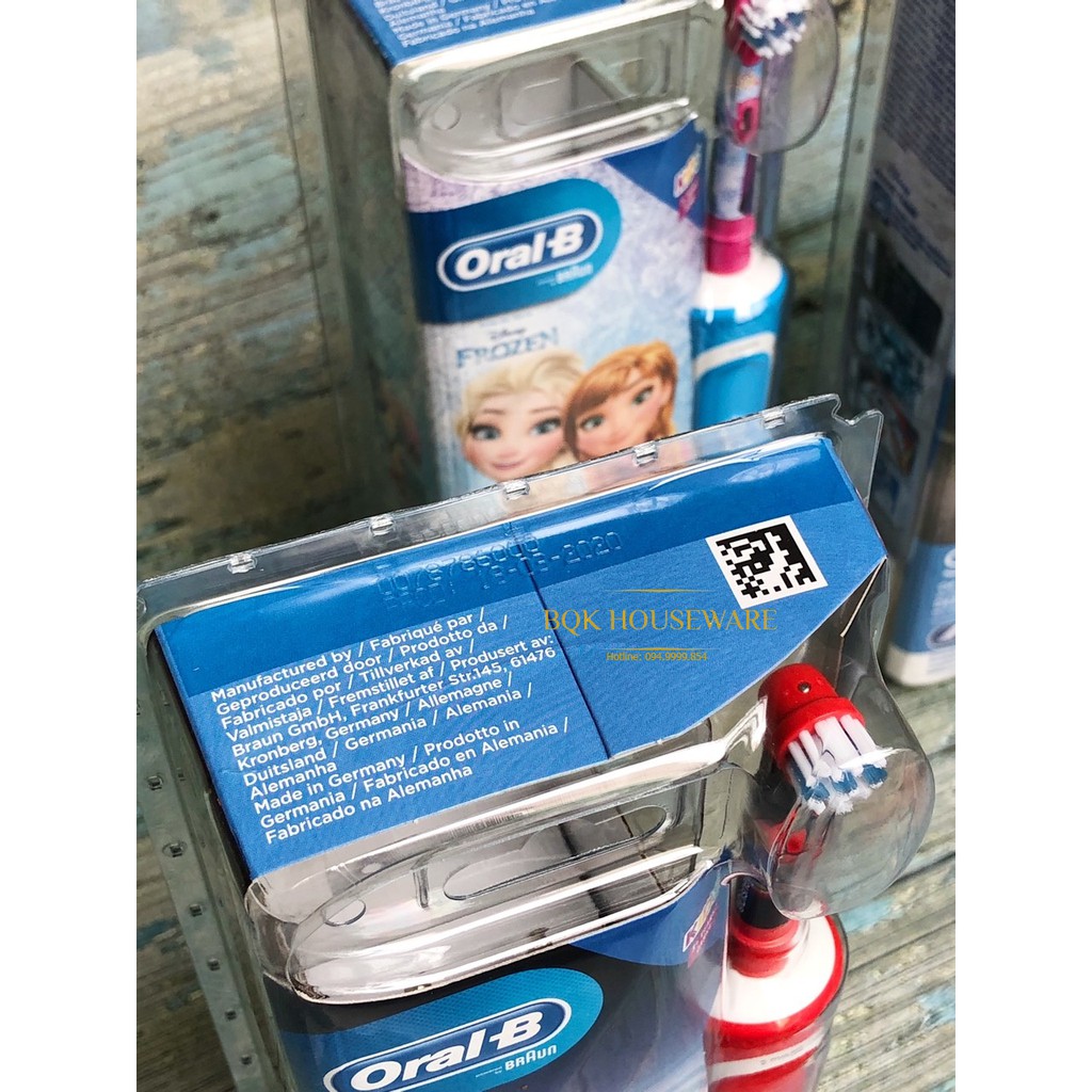 [ HÀNG ĐỨC] Bàn Chải Điện Oral B Cho Bé Trai Từ 3 Tuổi - Made in Germany