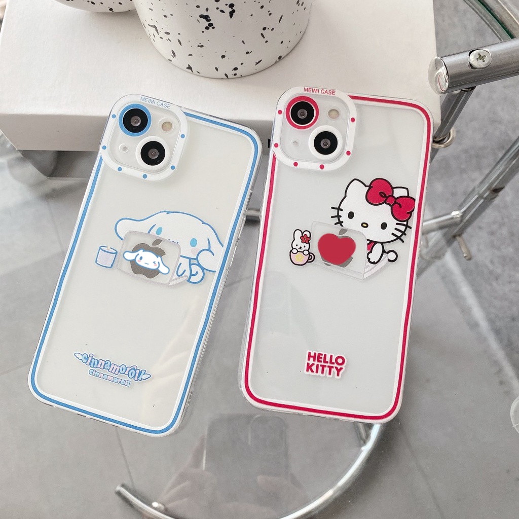 Ốp Điện Thoại Tpu Mềm Chống Sốc In Hình Hello Kitty Cho iPhone 11 12 13 pro max XS X XR XSMax 7 8 6 6s plus 5 4 SE 2020